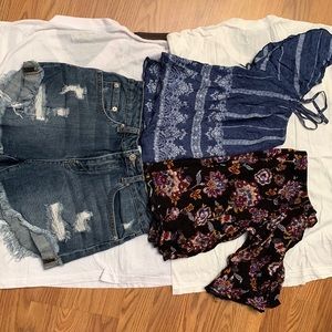 Bundle of Shorts and Shirts